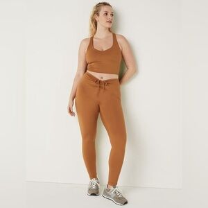 🌸3/$25 Victoria’s Secret Pink Active Adjustable Waistband Ruched Leggings​​​​​​